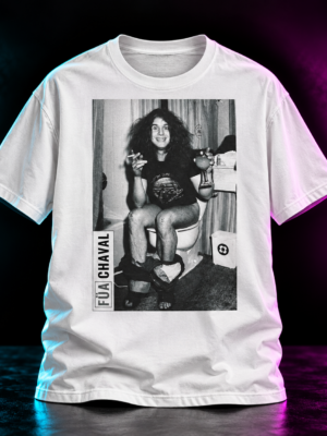 Camiseta con foto punk en neón Camiseta Ozzy