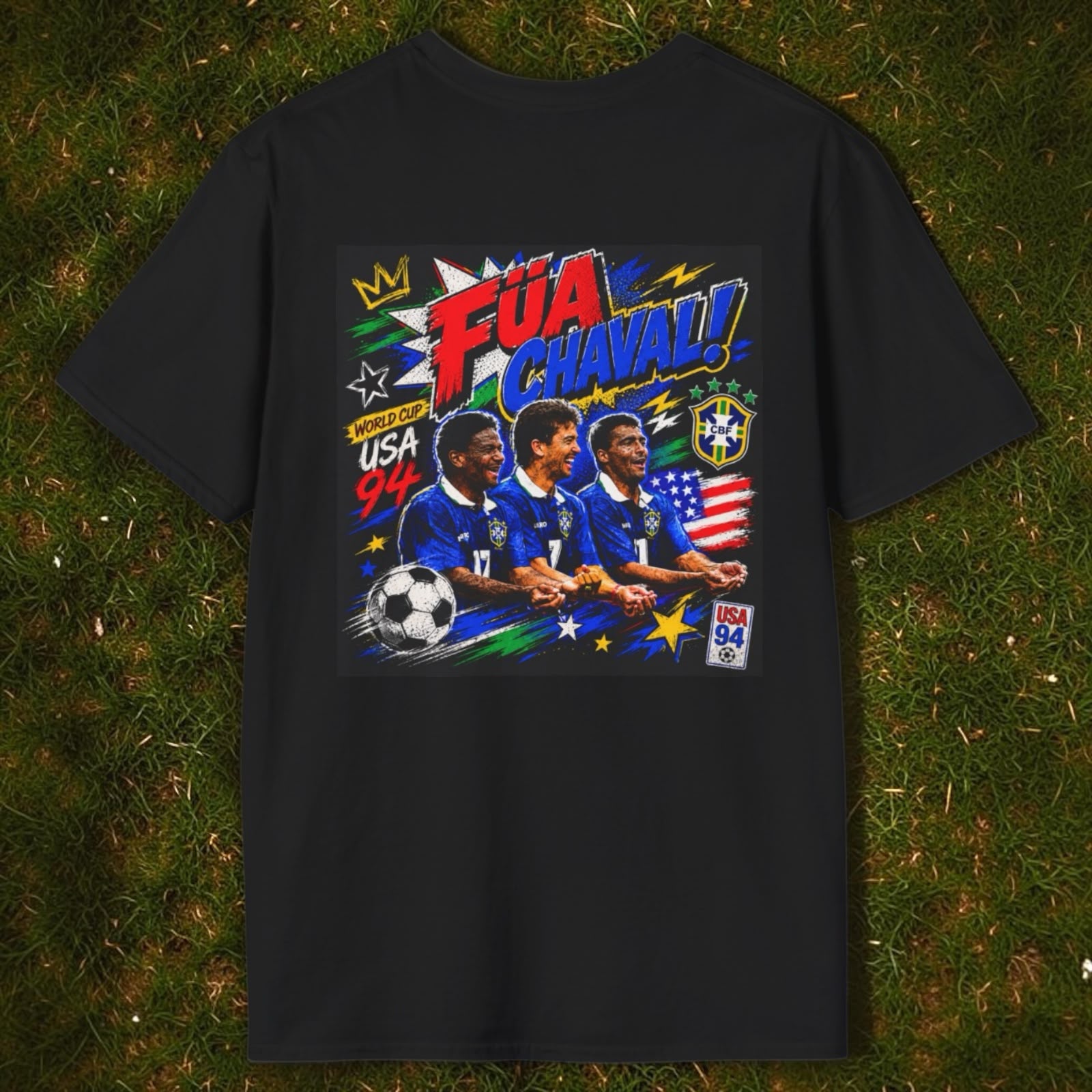 Camiseta Mazinho-Bebeto-Romario Celebración USA 94 - Edición Limitada Mundial USA